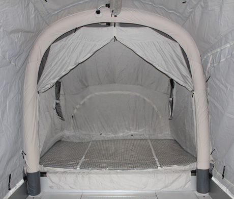 Attach inner bed tents