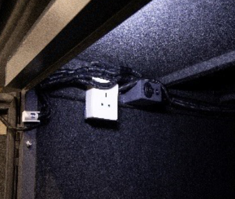 Power for the fridge