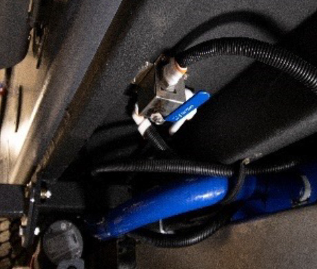 Water tank selector switch