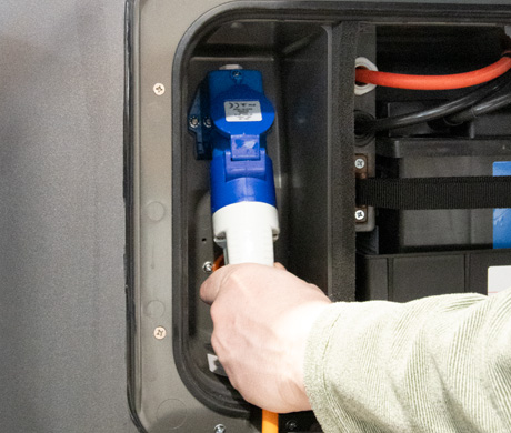 Attached power supply